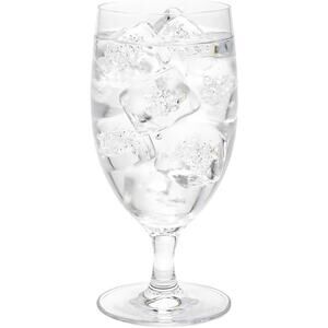 Voglia Nude 14 Ounce Water Goblet Glasses, Crystal - Set Of 6